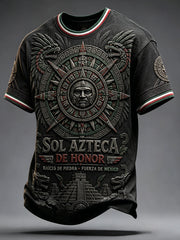 Camiseta estampada con diseño del orgullo mexicano para hombre