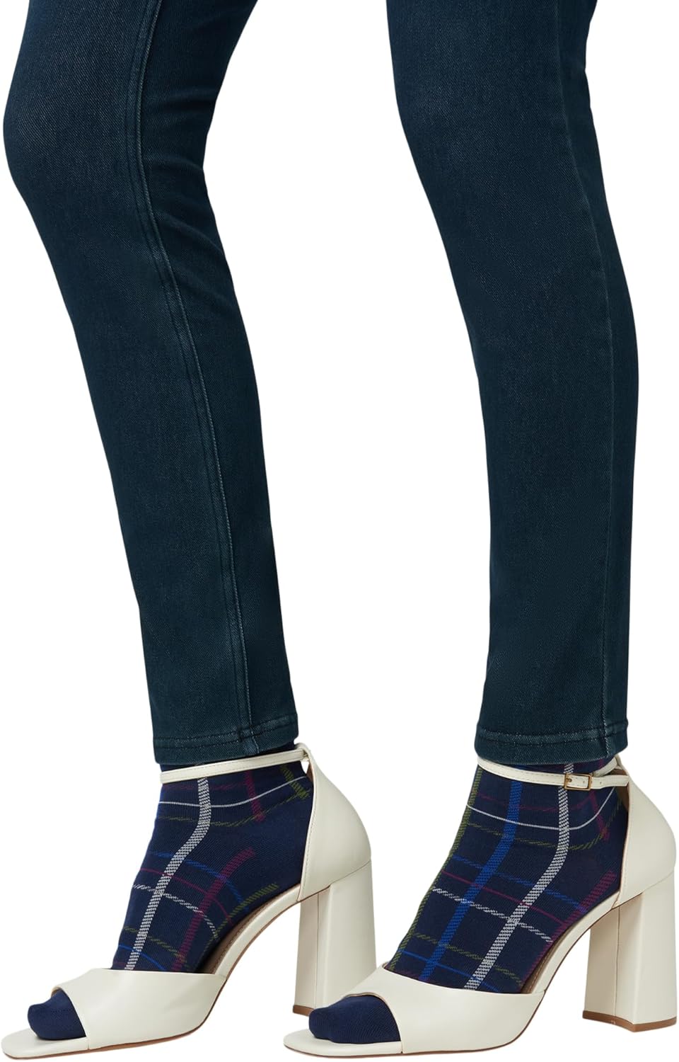 HUE - Leggings de Mezclilla Ultra Suaves de Cintura Alta para Mujer