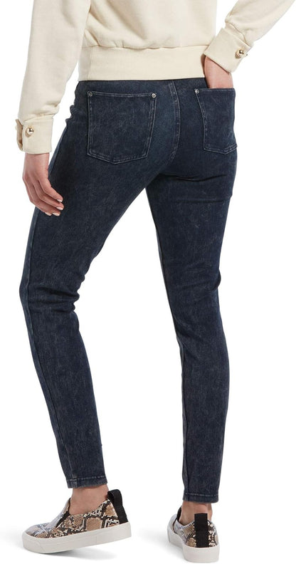 HUE - Leggings de Mezclilla Ultra Suaves de Cintura Alta para Mujer
