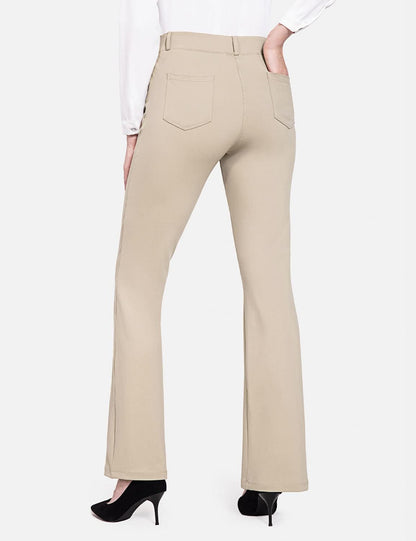 BALEAF - Pantalones de vestir de yoga para mujer, de 29 pulgadas/31 pulgadas, elásticos, pantalones de trabajo, informales, para negocios, pierna recta, corte de bota, con bolsillos