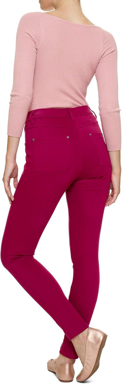 HUE - Leggings de Mezclilla Ultra Suaves de Cintura Alta para Mujer