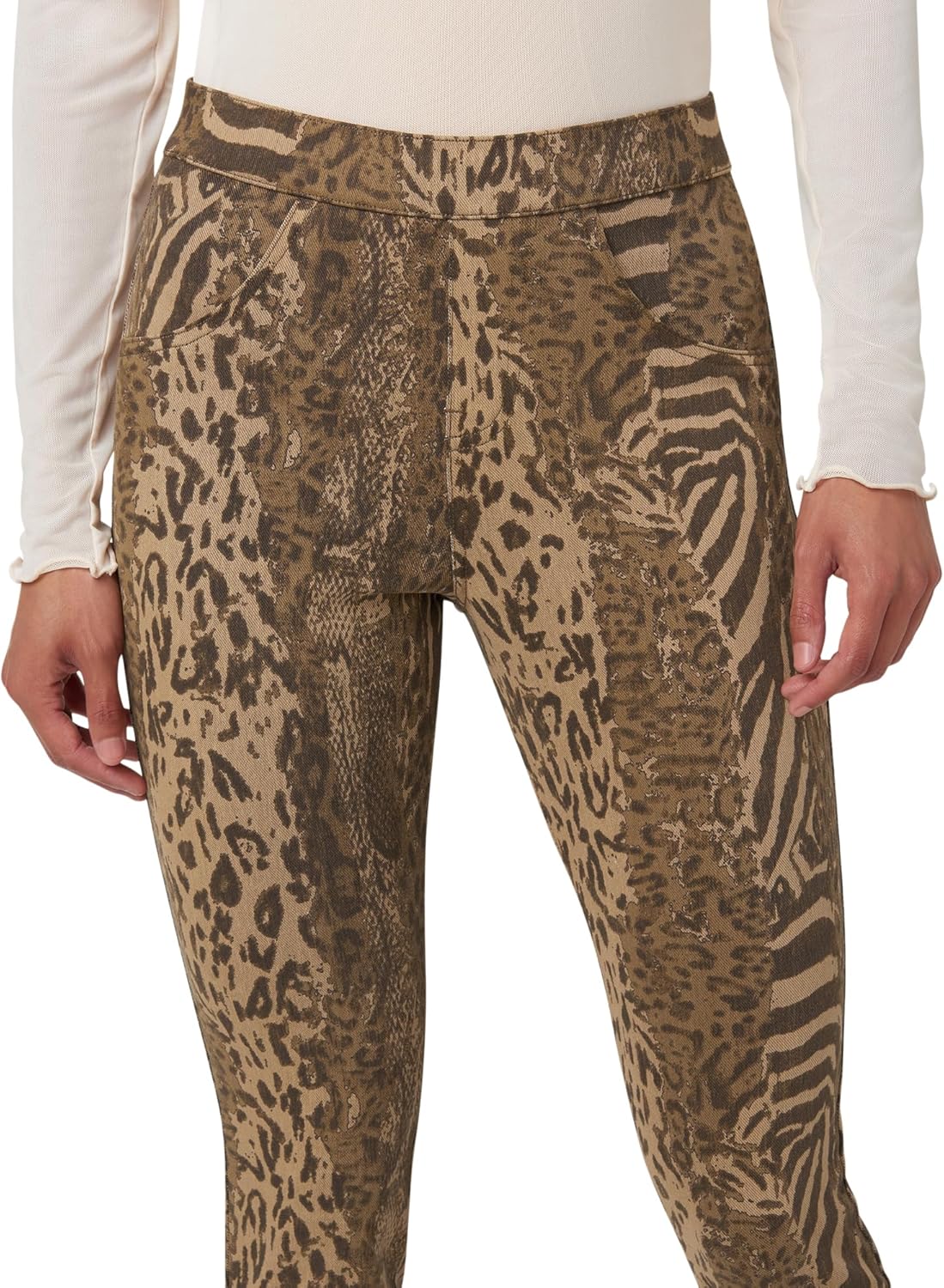 HUE - Leggings de Mezclilla Ultra Suaves de Cintura Alta para Mujer