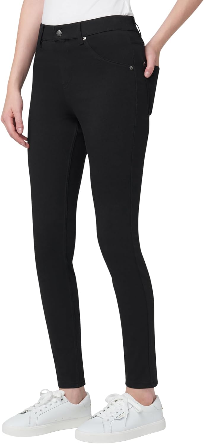 HUE - Leggings de Mezclilla Ultra Suaves de Cintura Alta para Mujer
