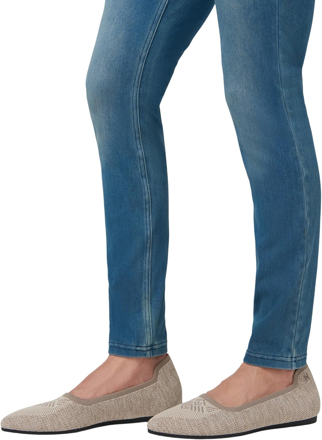 HUE - Leggings de Mezclilla Ultra Suaves de Cintura Alta para Mujer