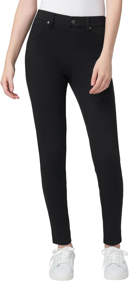 HUE - Leggings de Mezclilla Ultra Suaves de Cintura Alta para Mujer