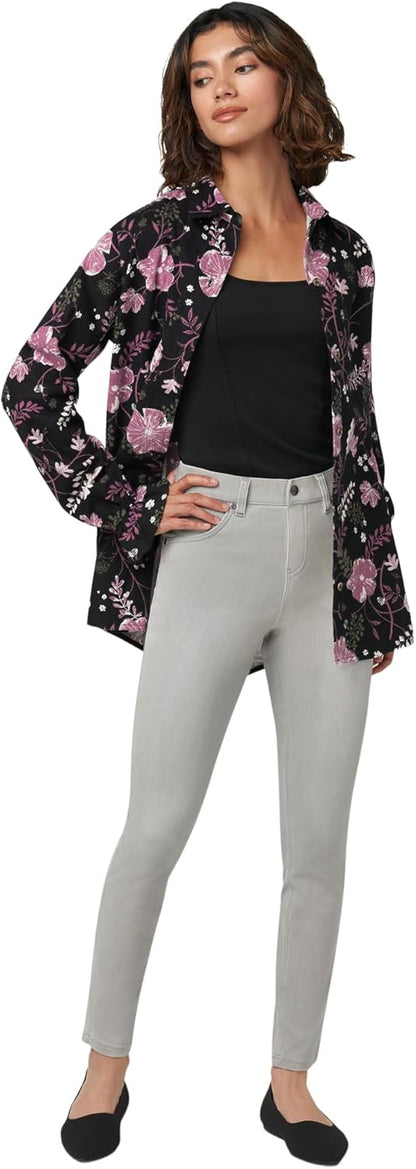 HUE - Leggings de Mezclilla Ultra Suaves de Cintura Alta para Mujer
