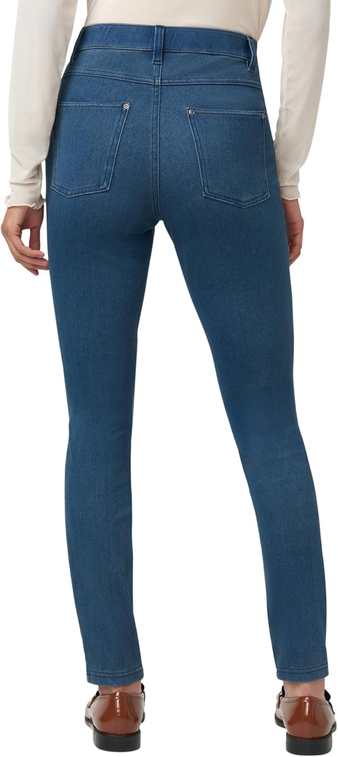 HUE - Leggings de Mezclilla Ultra Suaves de Cintura Alta para Mujer