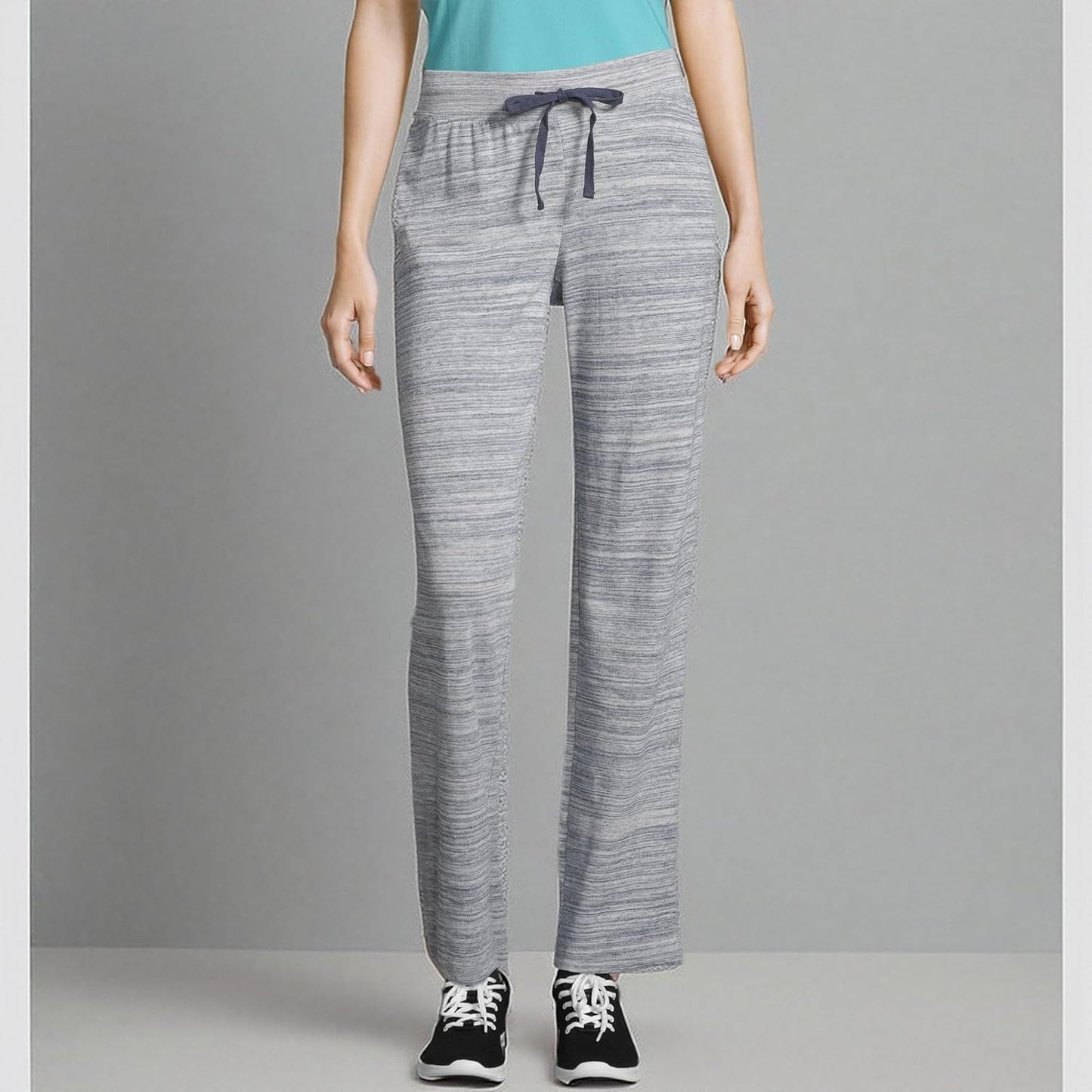 Hanes Pantalón de Rizo francés PantalonesMujer