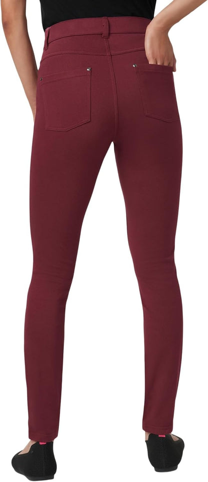 HUE - Leggings de Mezclilla Ultra Suaves de Cintura Alta para Mujer