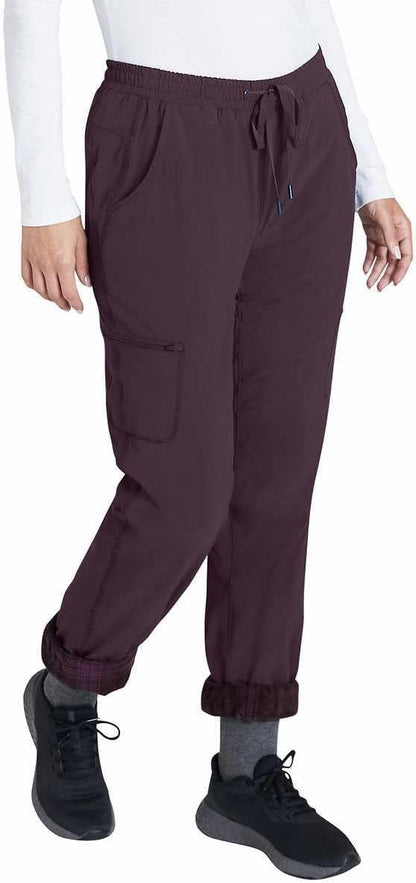 Eddie Bauer - Pantalón polar elástico con forro polar para mujer