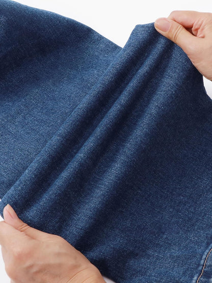 HDLTE Pantalones de Mezclilla Rasgados para Mujer, Pantalones de Mezclilla Holgados de Cintura Alta, Pantalones Rectos de Pierna Ancha, Pantalones de Calle Y2k