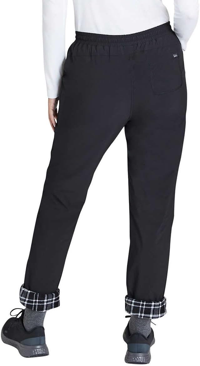 Eddie Bauer - Pantalón polar elástico con forro polar para mujer