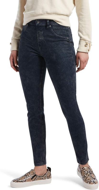 HUE - Leggings de Mezclilla Ultra Suaves de Cintura Alta para Mujer