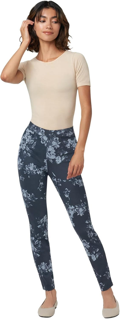 HUE - Leggings de Mezclilla Ultra Suaves de Cintura Alta para Mujer