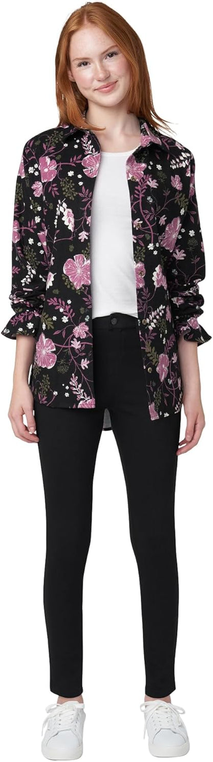 HUE - Leggings de Mezclilla Ultra Suaves de Cintura Alta para Mujer