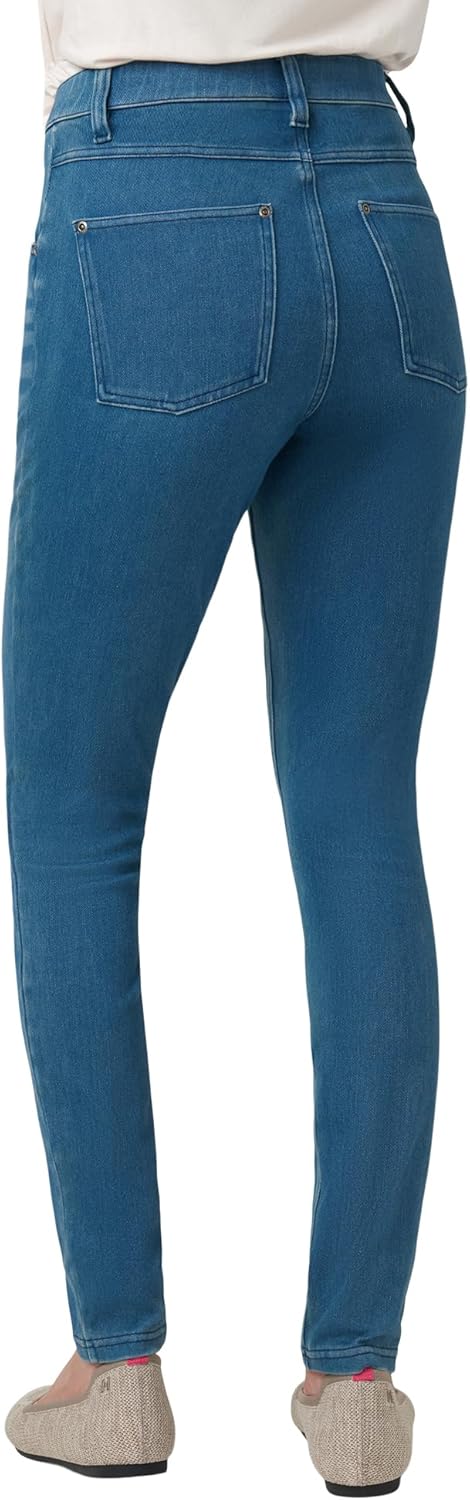 HUE - Leggings de Mezclilla Ultra Suaves de Cintura Alta para Mujer