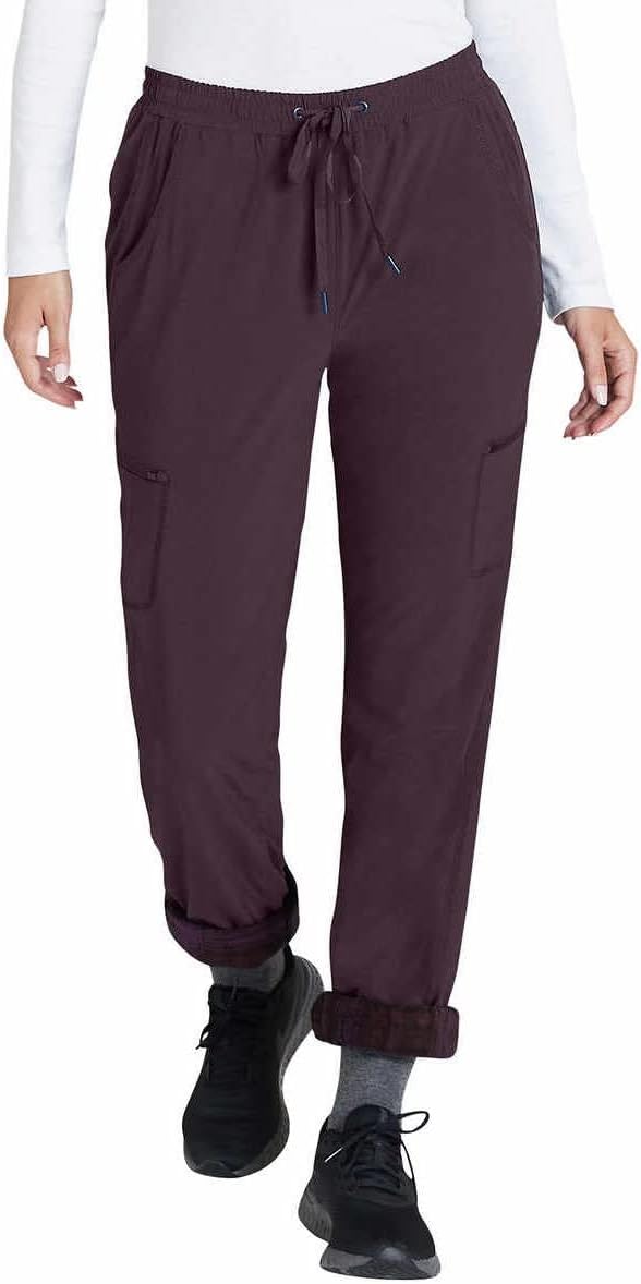 Eddie Bauer - Pantalón polar elástico con forro polar para mujer