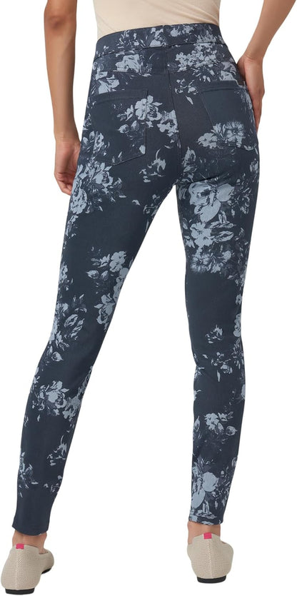 HUE - Leggings de Mezclilla Ultra Suaves de Cintura Alta para Mujer