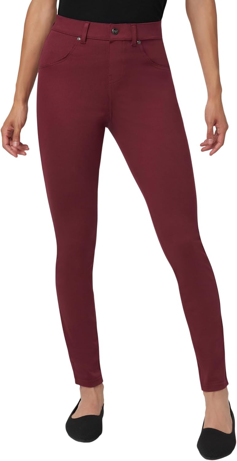 HUE - Leggings de Mezclilla Ultra Suaves de Cintura Alta para Mujer