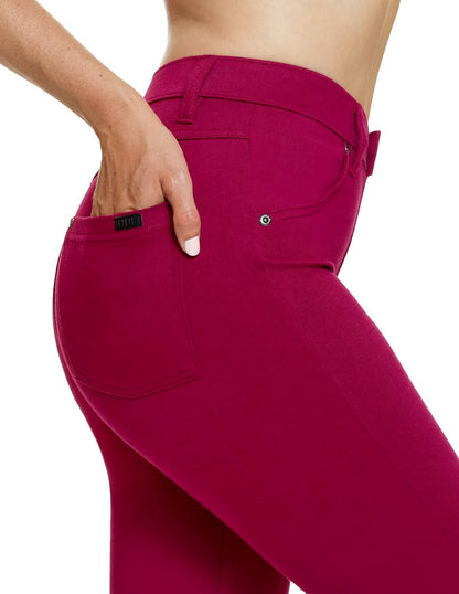 HUE - Leggings de Mezclilla Ultra Suaves de Cintura Alta para Mujer