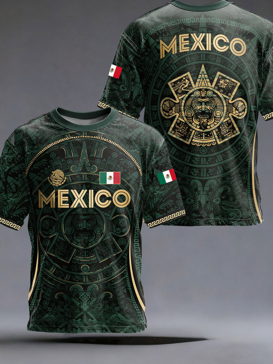 Camiseta de manga corta Mexigo Print para hombre