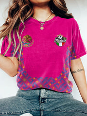 Camiseta estampada México Football Lover para mujer