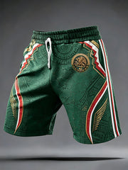 Pantalones cortos estampados del arte del amante del fútbol de México de los hombres