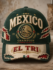 Fútbol de México unisex impreso Sombrero